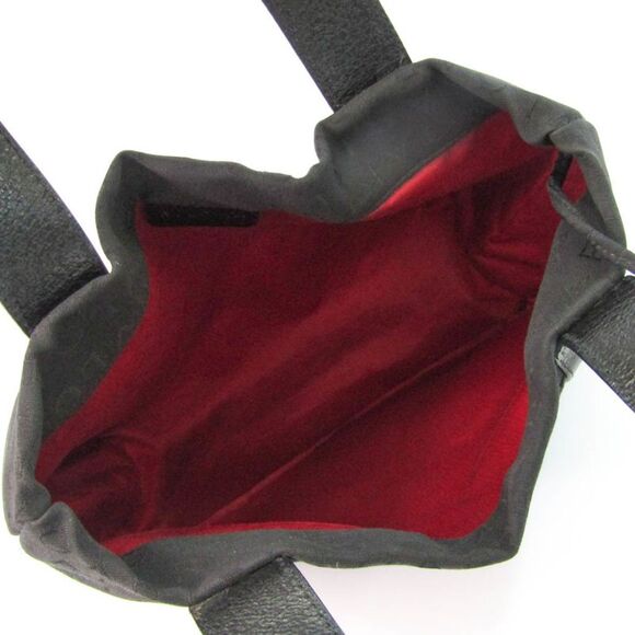 Bulgari Logo Mania Black Canvas Handbag (Pre-Owned) - Picture 2 of 11